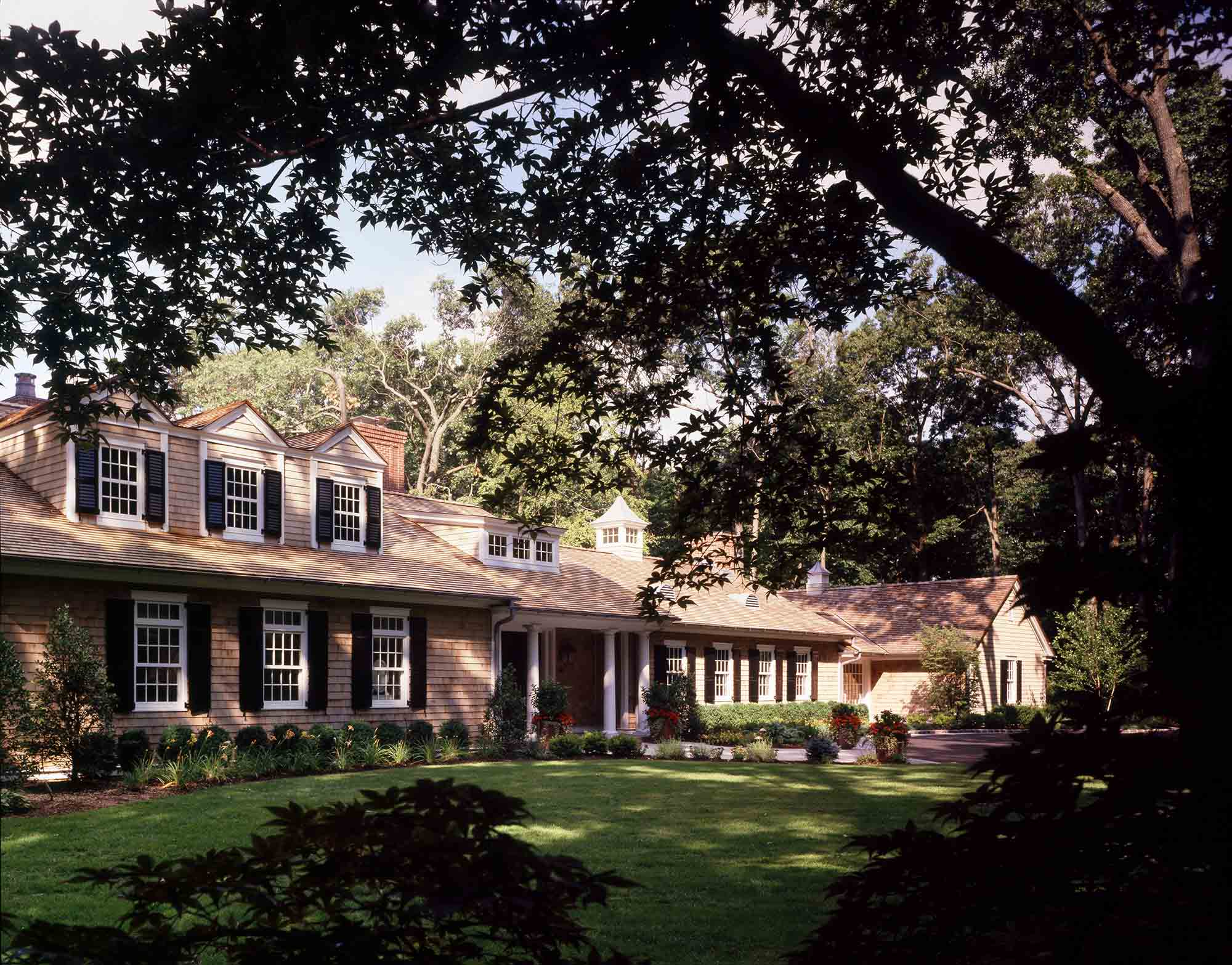 Shingle Style Exterior front, dormers