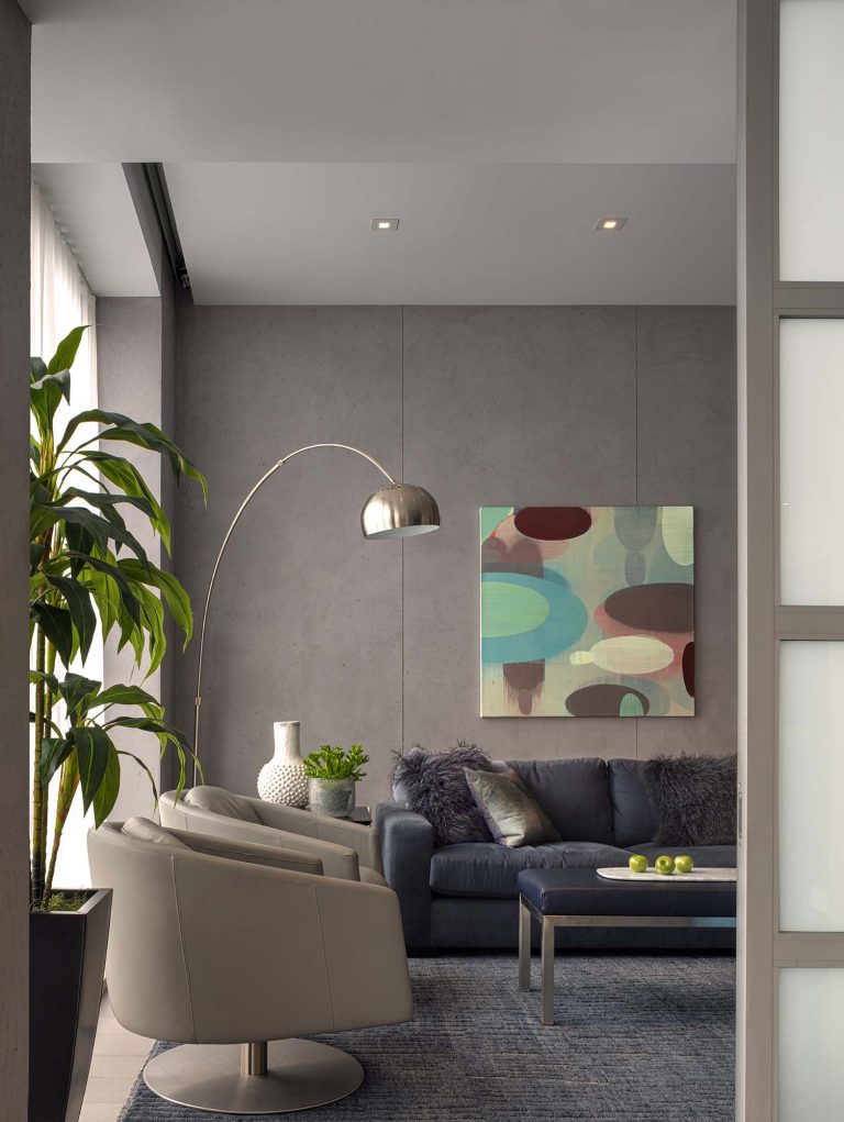 modern contemporary sitting room
